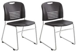 Armless Stacking Chairs - 2 Pack - VY