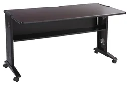 Mobile Desk with Shelf