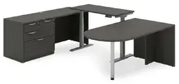 U Shaped Peninsula Standing Desk - HL