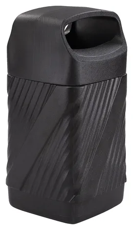 Plastic Outdoor Trash Can - Twist