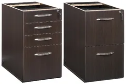 Pair of 2 & 4 Drawer Pedestals for Aberdeen Credenzas