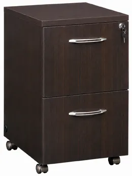 2 Drawer Mobile Pedestal for Aberdeen Credenzas - Aberdeen