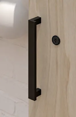 Set of 4 Black Locker Handles with Key Locks - Co.Lok Series