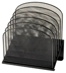 Vertical Desk File Organizer - Onyx Series