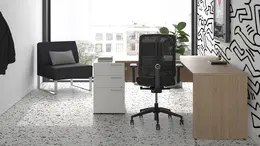 L Shaped Desk with Drawers - Contemporary and Affordable