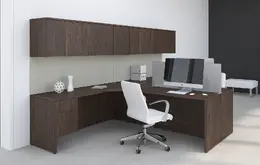 Two Person Desk with Storage - Concept 400E