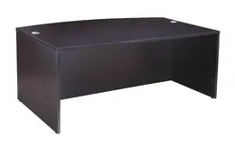 Bow Front Desk Shell - Commerce Laminate