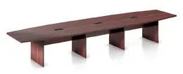  Boat Shaped Conference Table - PL Laminate