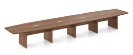  Boat Shaped Conference Table - PL Laminate