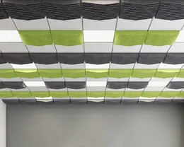 3D Sound Absorbent Acoustic Ceiling Tiles - EchoDeco