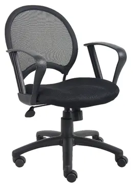 Mesh Back Office Chair with Arms