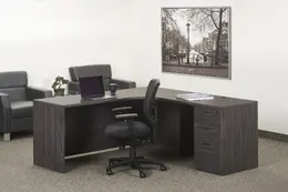 L Shaped Desk with Drawers - Napa