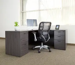 L Shaped Desk with Drawers - Napa