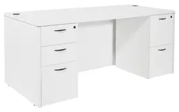 Rectangular Desk with Drawers - Napa