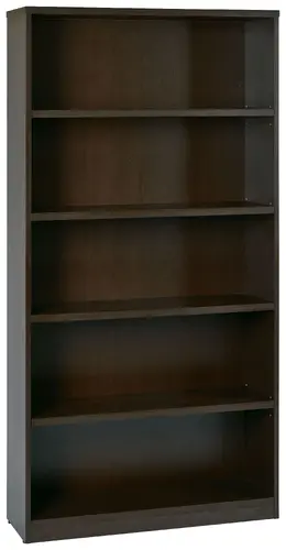 5 Shelf Bookcase - 72" Tall - Multipurpose