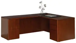 L Shaped Desk with Drawers - Sonoma