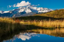 Reflection at Aldasoro - Office Wall Art - Mountains