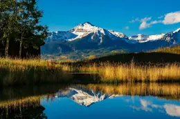 Sunshine Mountain Reflection - Office Wall Art - Mountains