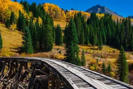 Vintage Trestle - Office Wall Art - Mountains