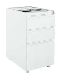 3 Drawer Metal Pedestal Without Top - OSP