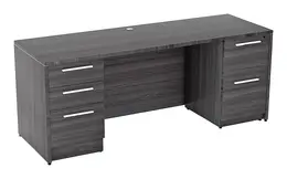 Credenza Desk with Drawers - Potenza