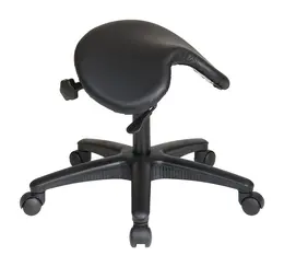 Rolling Saddle Stool - Work Smart