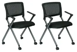 Mesh Nesting Chair - 2 Pack - Work Smart