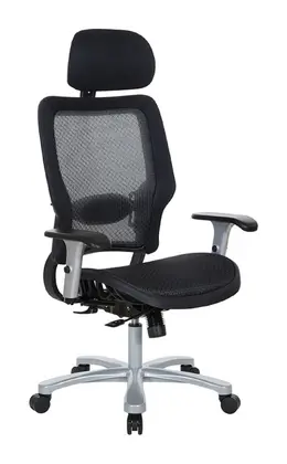 Heavy Duty Office Chair with Headrest - Space Seating