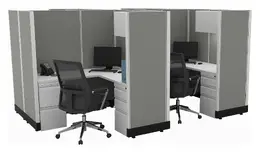 4 Person Cubicle - Systems