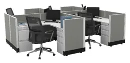 4 Person Cubicle - Systems