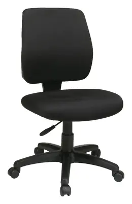 Armless Office Chair - Work Smart