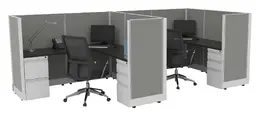 2 Person Cubicle - Systems