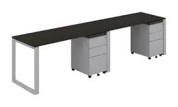 2 Person Workstation Desk - Veloce