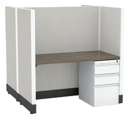 2 Person Call Center Cubicle - Systems