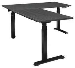 L Shaped Sit Stand Desk - Ascend II