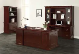 Executive Desk Set with Storage - Townsend