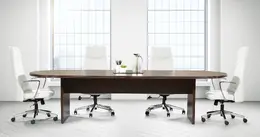 Racetrack Conference Table and Chairs Set - Napa