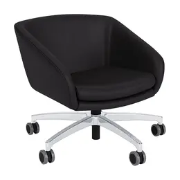 Guest Swivel Chair on Wheels - Edge