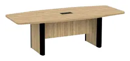 Modern Boat Shape Conference Table - PL Laminate