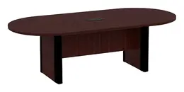 Modern Racetrack Conference Table - PL Laminate