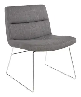 Sled-Style Accent Chair - Work Smart