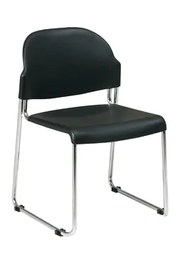 Stacking Plastic Chair - Set of 2 - Work Smart