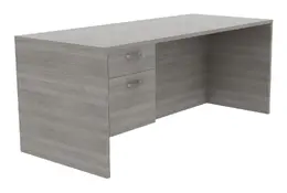 Office Desk with Drawers - Amber