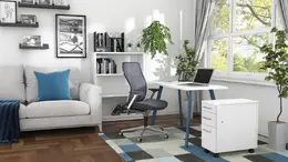 Home Office Desk with Drawers - Gravity