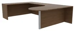 U Shaped Desk - Amber