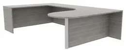 U Shaped Desk - Amber