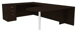 U Shape Desk - Amber