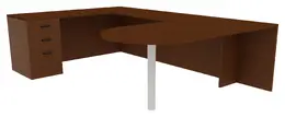 U Shape Desk - Amber