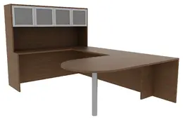 U Shaped Desk - Amber