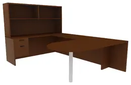 U-Shaped Desk - Amber